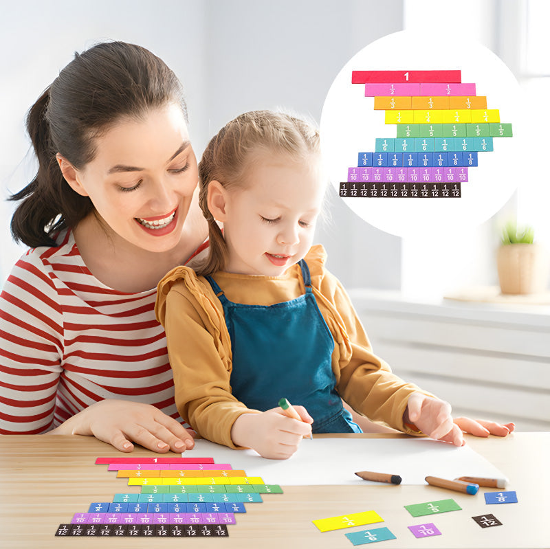 Pyle Strip Math Math Teaching Fraction Strips – lilyrhyme