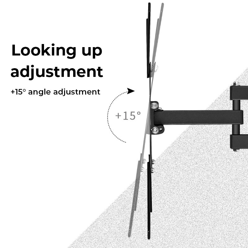 Full Motion TV Wall Mount for 14-55" LED/LCD Flat & Curved Screens