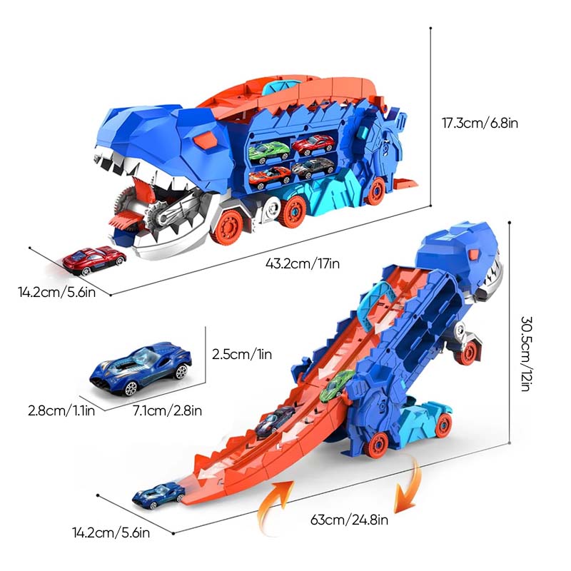 Dinosaur Transforms Car Toys