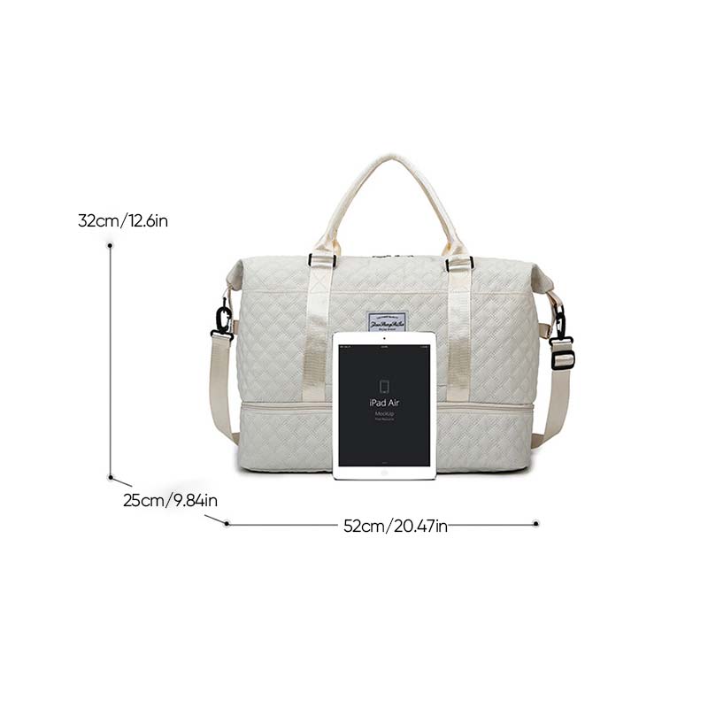 Diamond Grid Dry And Wet Separation Bag
