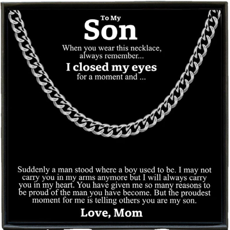 Mens Cuban Link Chain Necklace