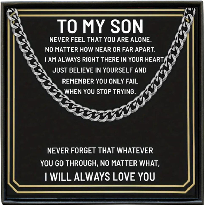 Mens Cuban Link Chain Necklace