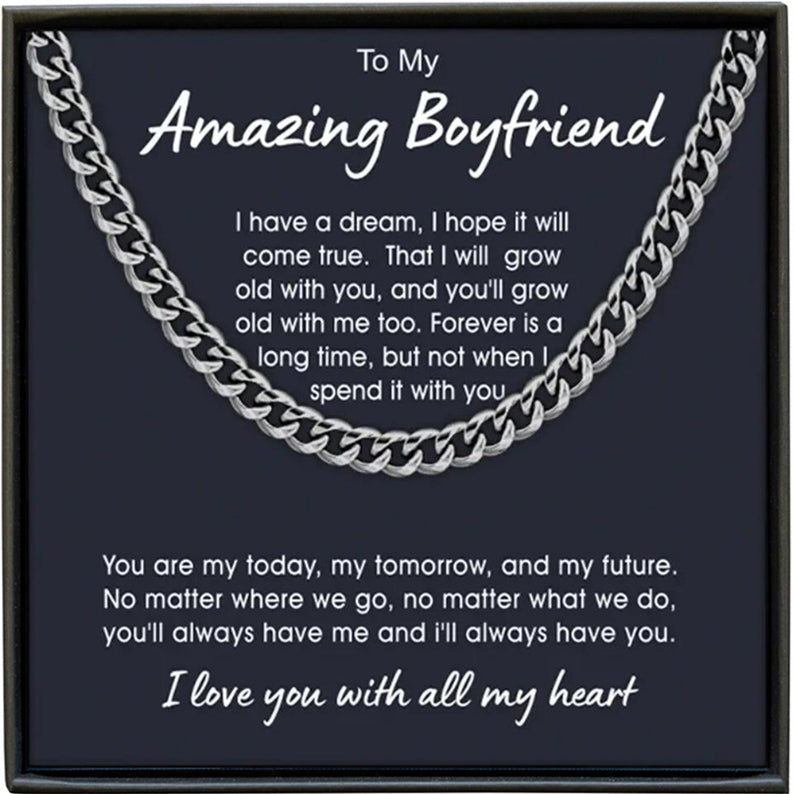 Mens Cuban Link Chain Necklace