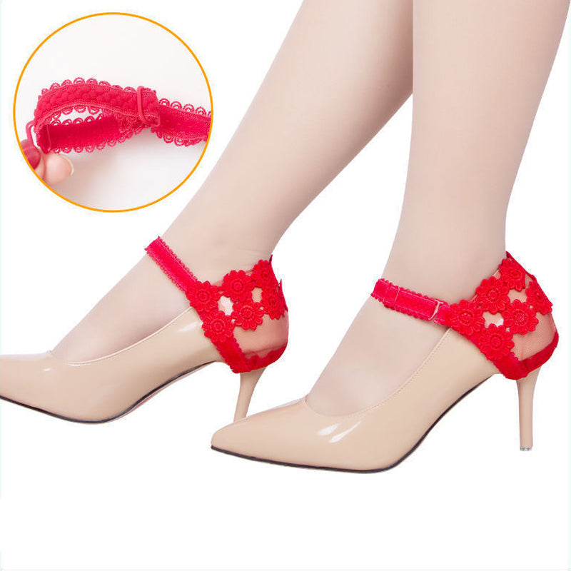 Lace High Heels Shoe Straps