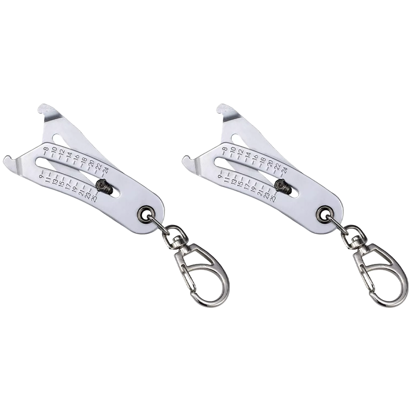Bolt Size Checker Keychain