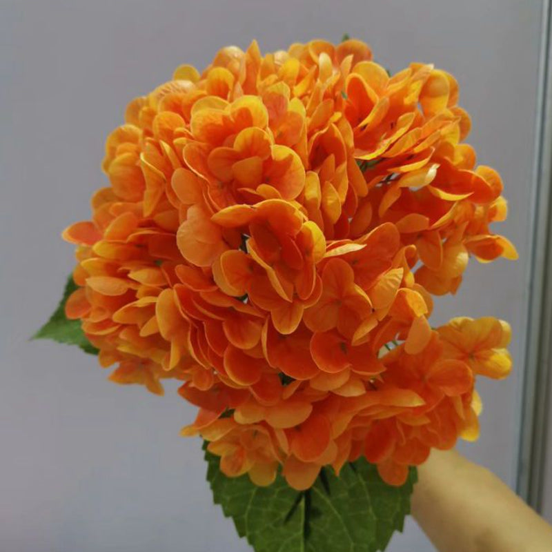 Outdoor artificial hydrangea flowers