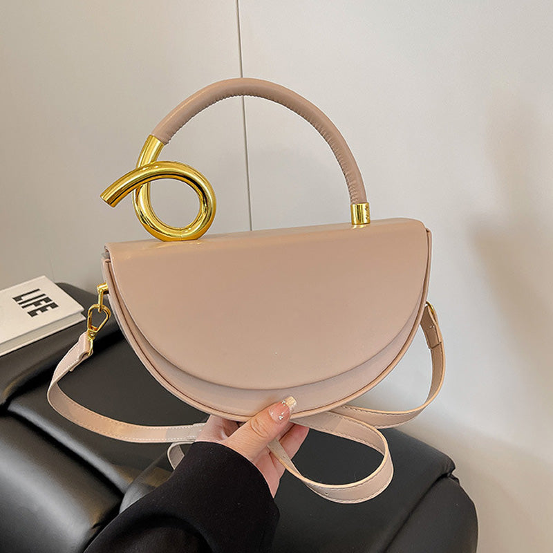 Women's Fashionable Solid Color Handbag