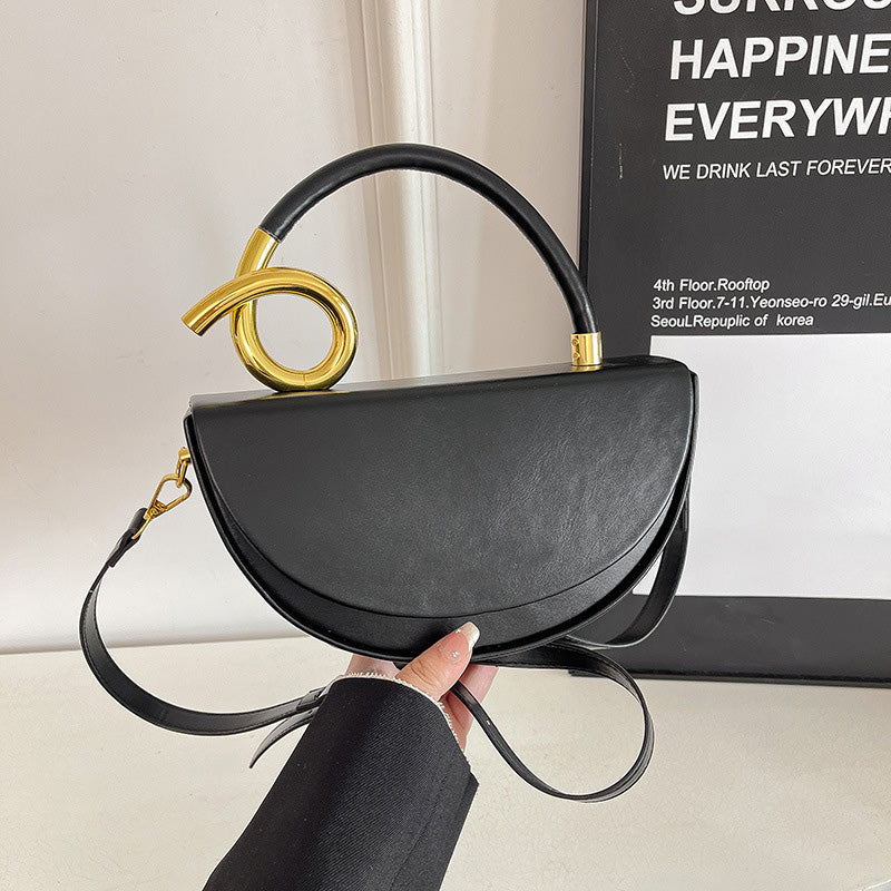 Women's Fashionable Solid Color Handbag