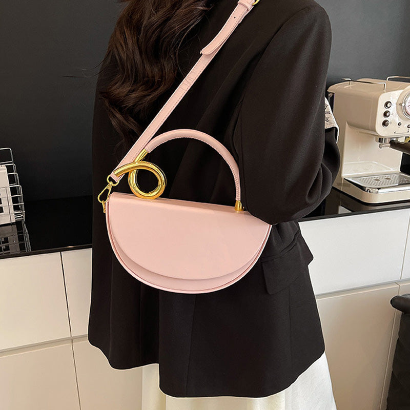 Women's Fashionable Solid Color Handbag