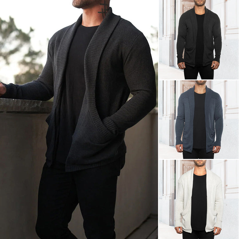 Men's Slim Cardigans With Pockets