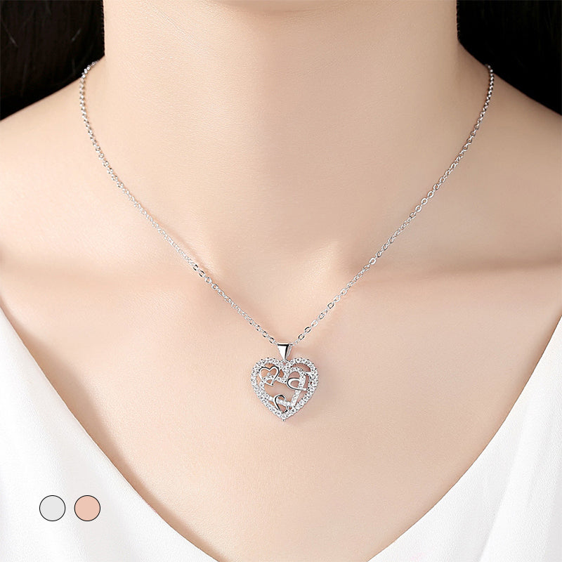 Interlocking Hearts Necklace