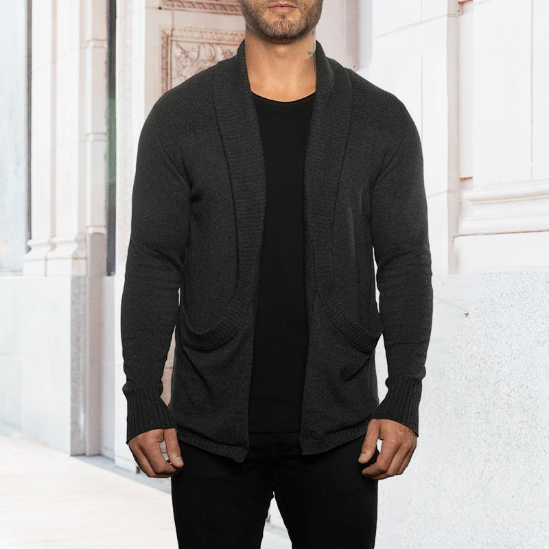Men's Slim Cardigans With Pockets