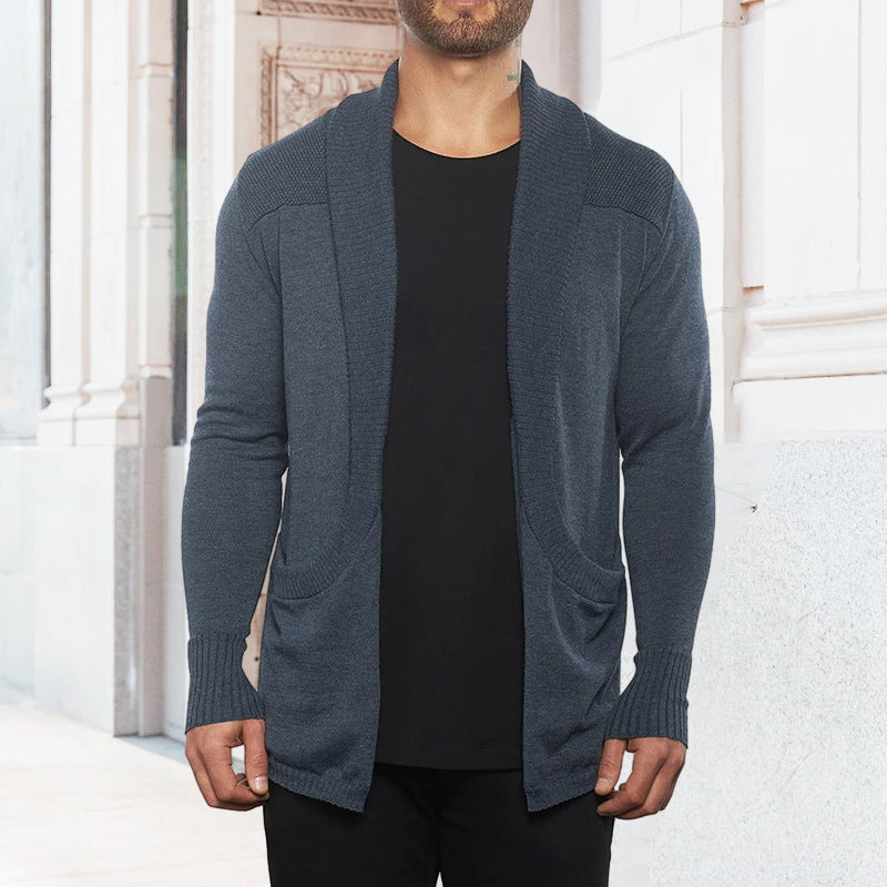Men's Slim Cardigans With Pockets