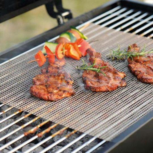 Reusable PTFE-Fiberglass Grill Mat