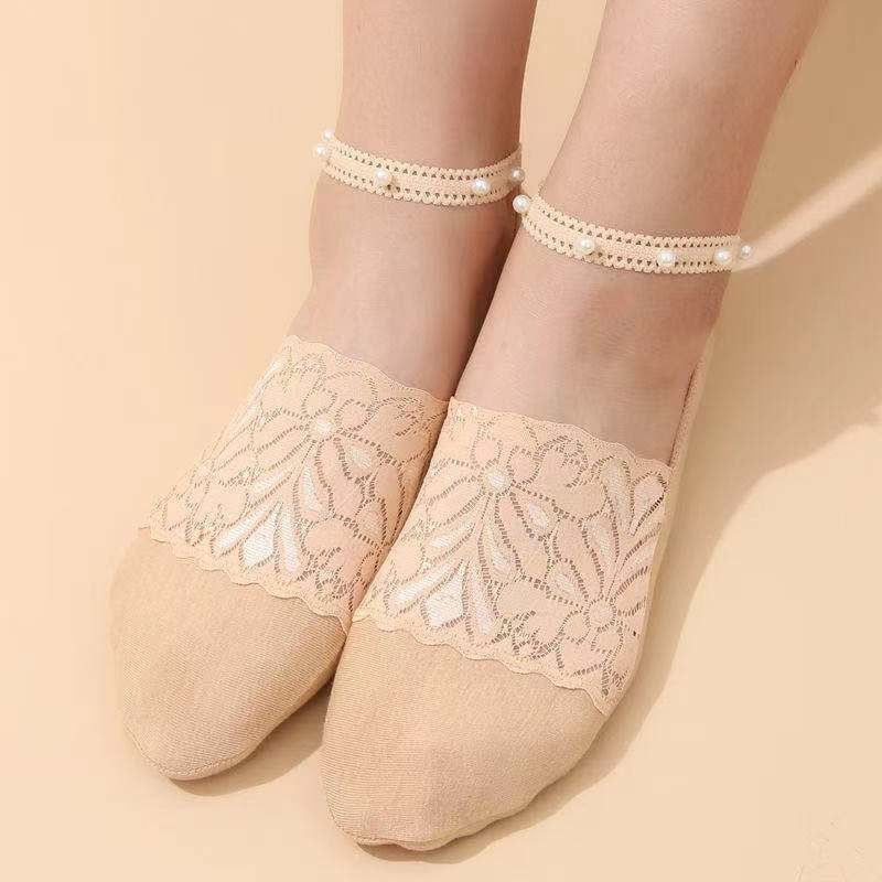 Lilyrhyme™ Pearl Lace Socks