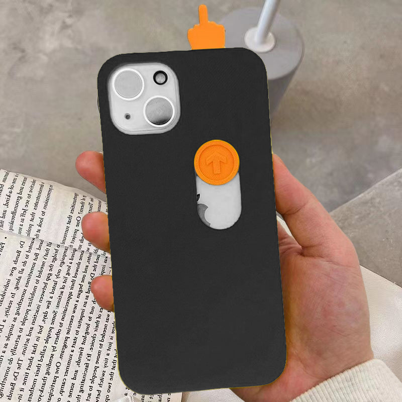 3D Printed Middle Finger Sliding Phone Case