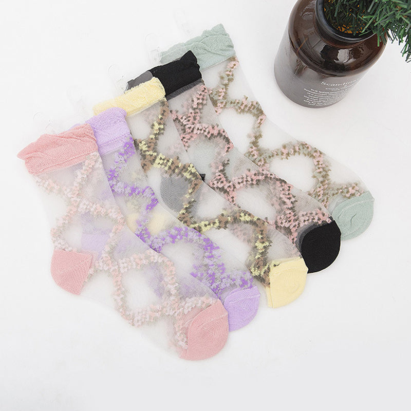 Lilyrhyme™ Light Dreams, Ladies Thin Translucent Socks