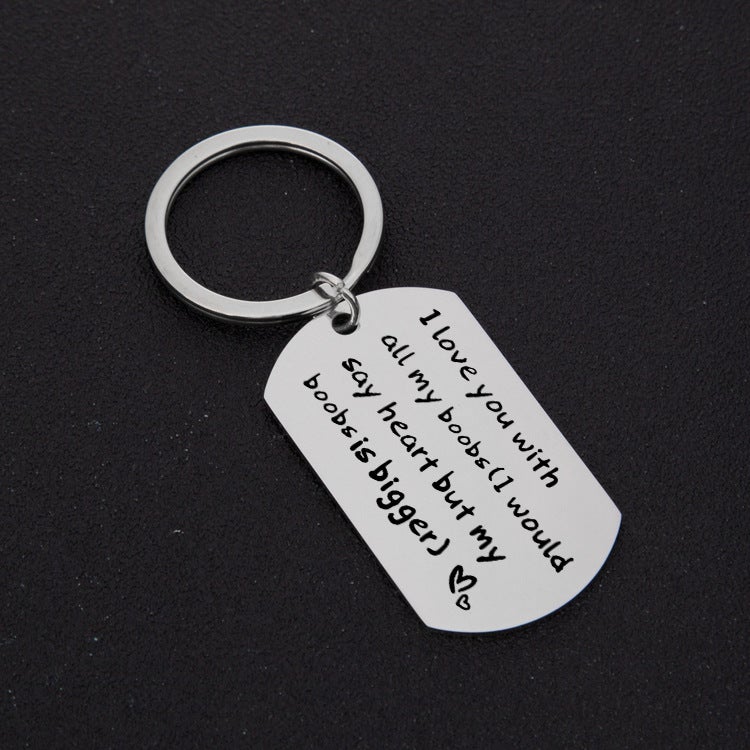 The Promise of Living Together Keychain
