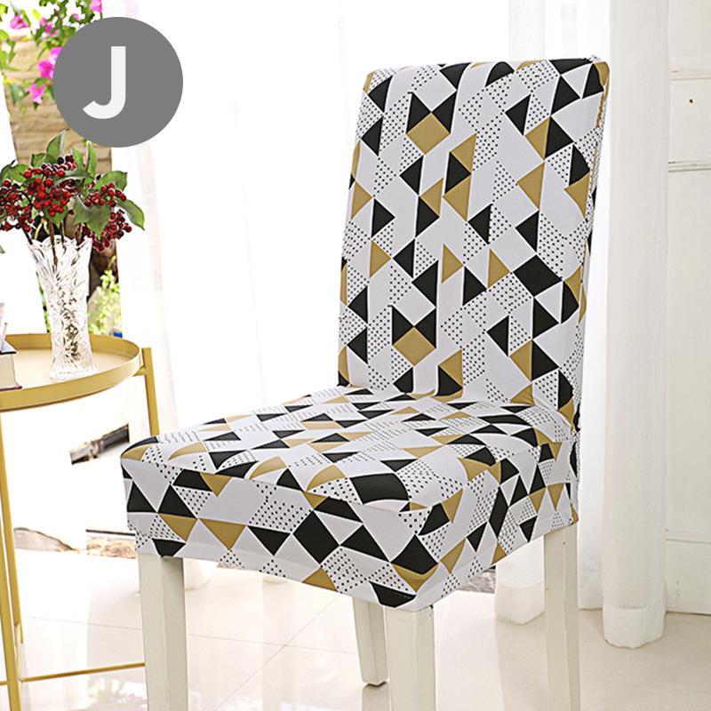 Printed stretch chair cover