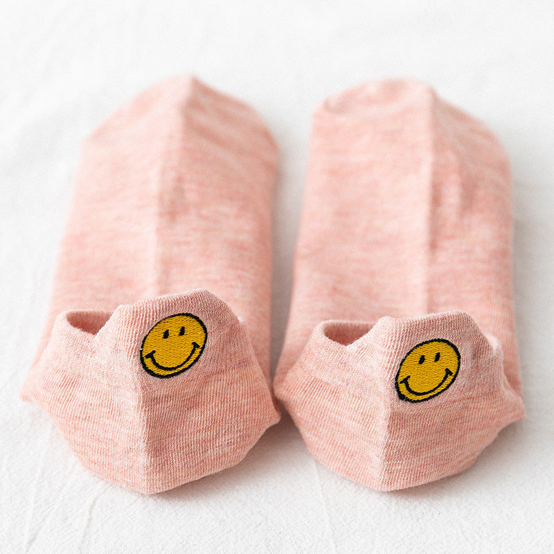 Cute Smiling Heel Socks