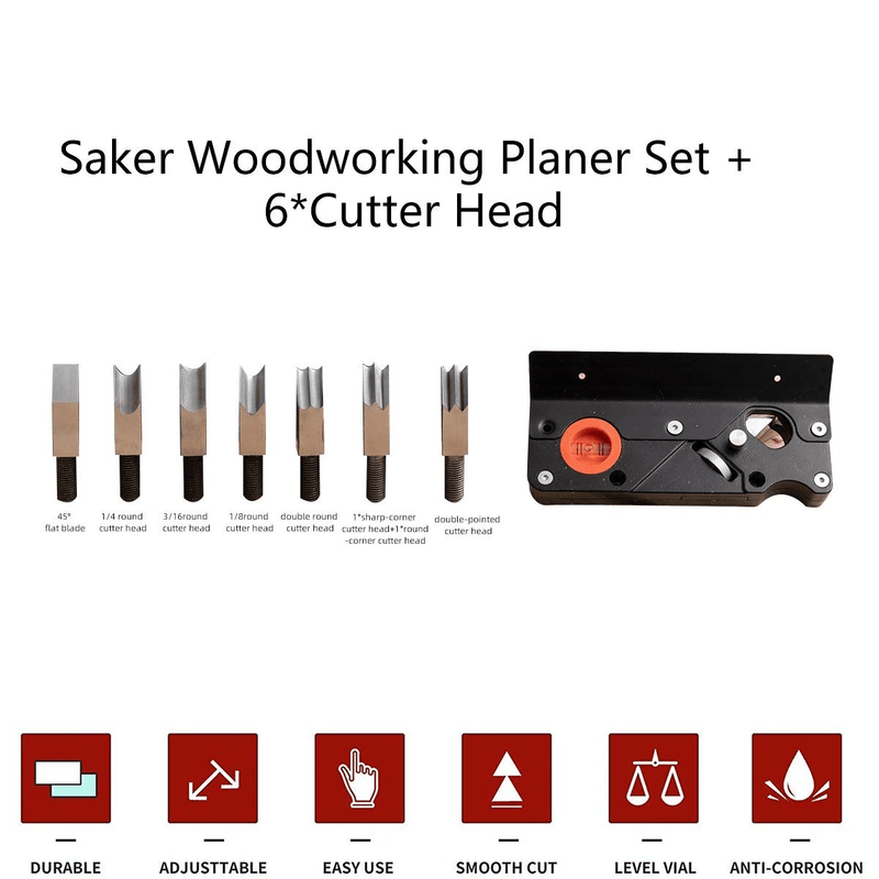 Saker Woodworking Planer Set