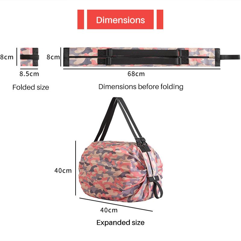 Lilyrhyme™ Foldable Travel Portable Shopping Bag