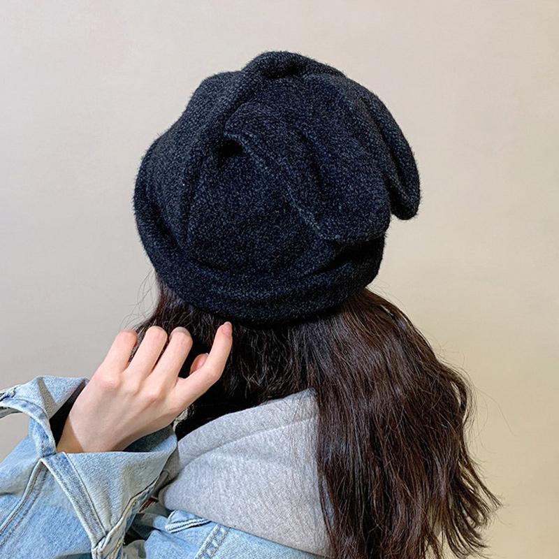 Lilyrhyme™ Draping Cute Bunny Ears Woolen Hat