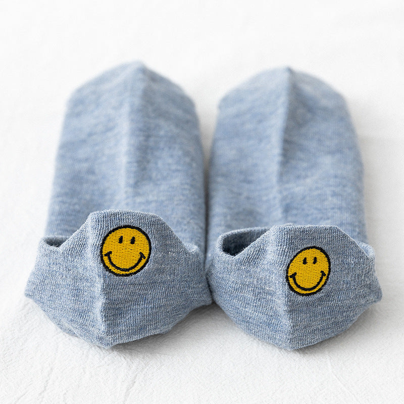 Cute Smiling Heel Socks