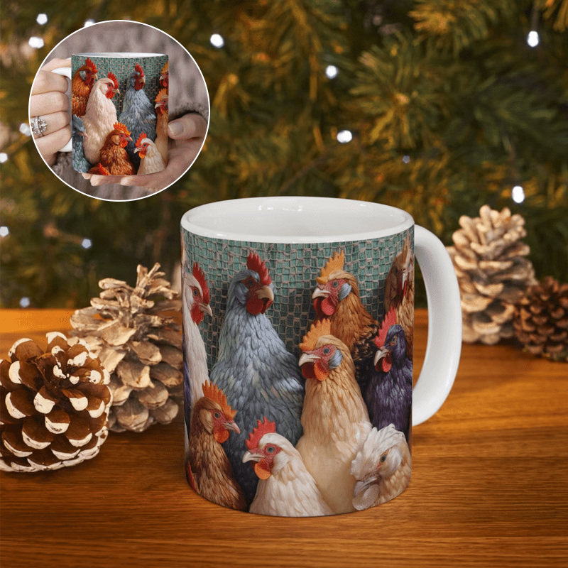 🐓Chicken Mug 🎁A good choice for Christmas gift