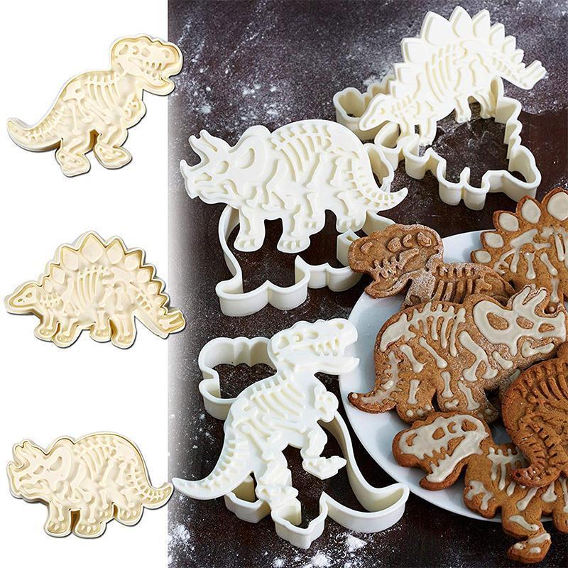 Dinosaur Cookie Molds(3 pics/set)