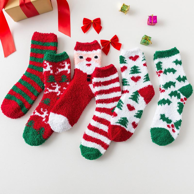 Lilyrhyme™ Christmas Fuzzy Fluffy Socks