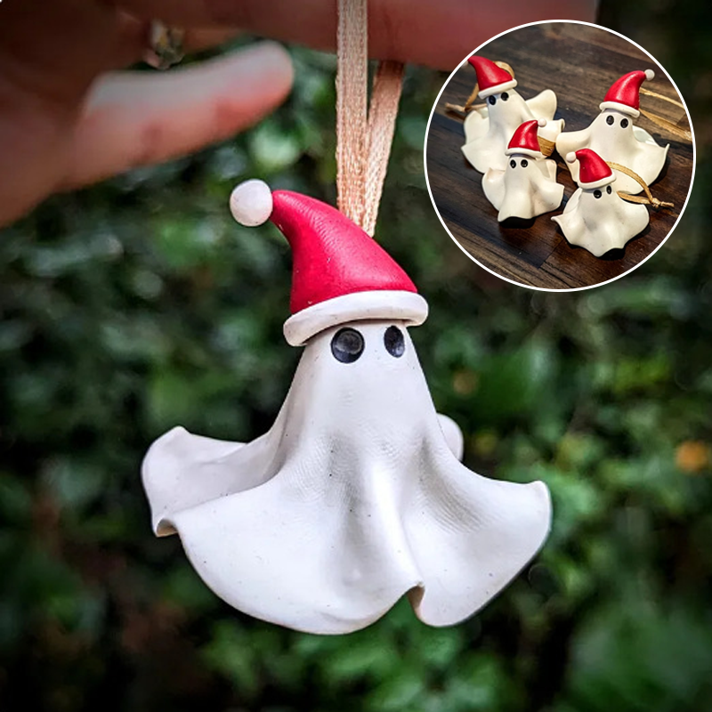 Christmas Ghost Tree Ornament