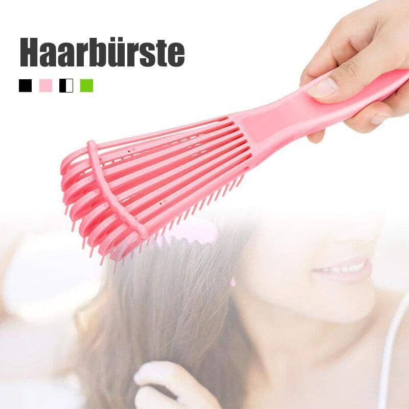 Hair brush for straight and curly hair