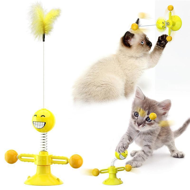 Multifunctional Rotating Cat Toy