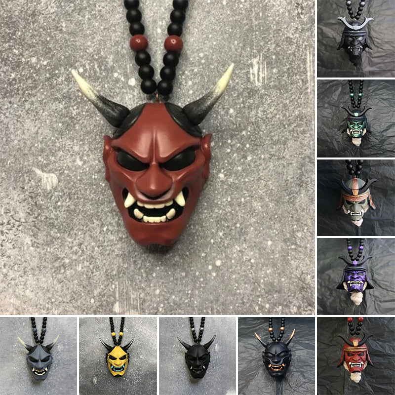 Japanese Oni Mask Car Rear Veiw Mirror Ornament