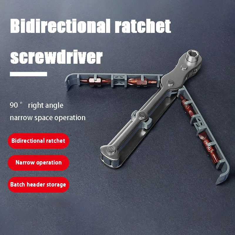 Bidirectional Ratchet Screwdriver Set