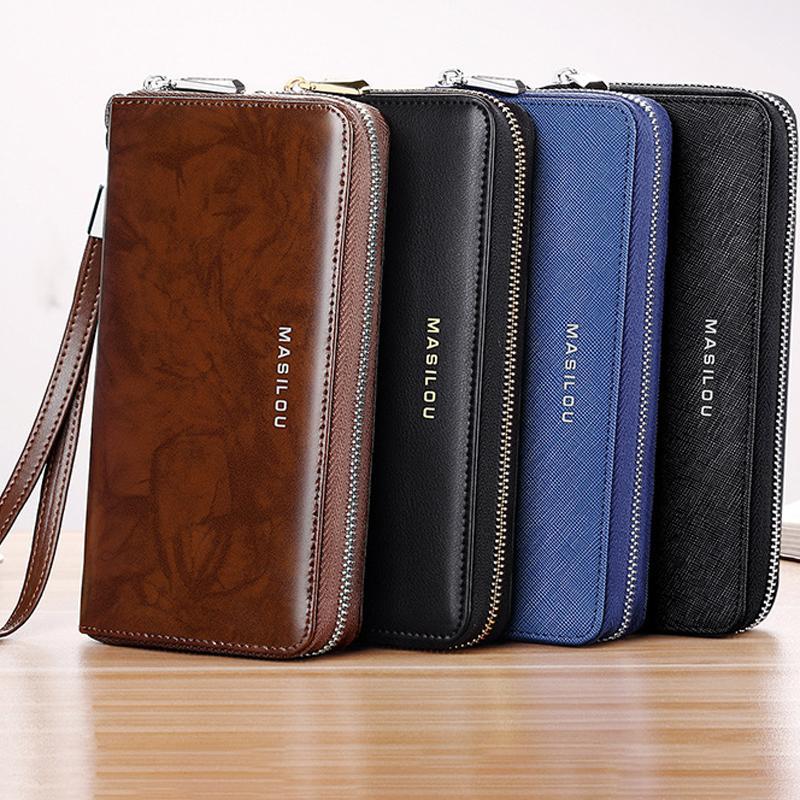 Unisex Anti-Credit Card Fraud Multi-compartment Wallet