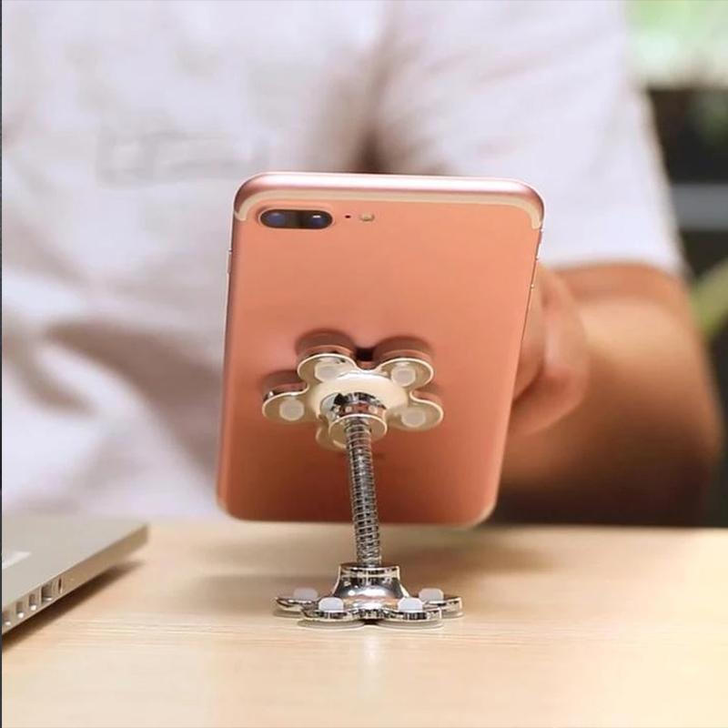 360° Flower Suction Phone Holder