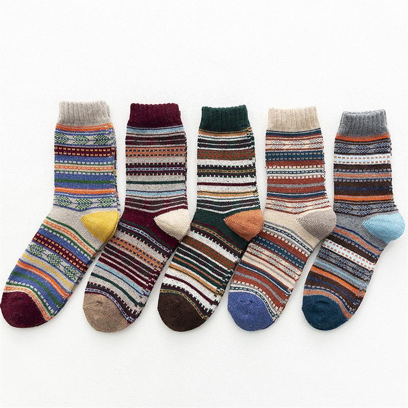 Lilyrhyme™ Unisex Nordic Style Socks, 5 pairs