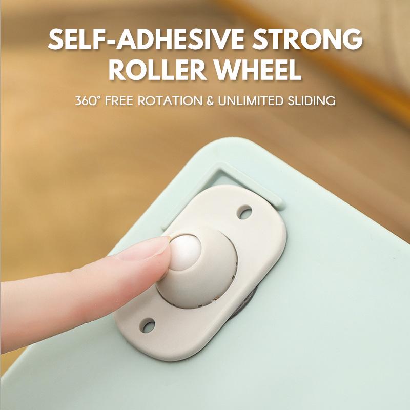 Self-adhesive strong roller wheel