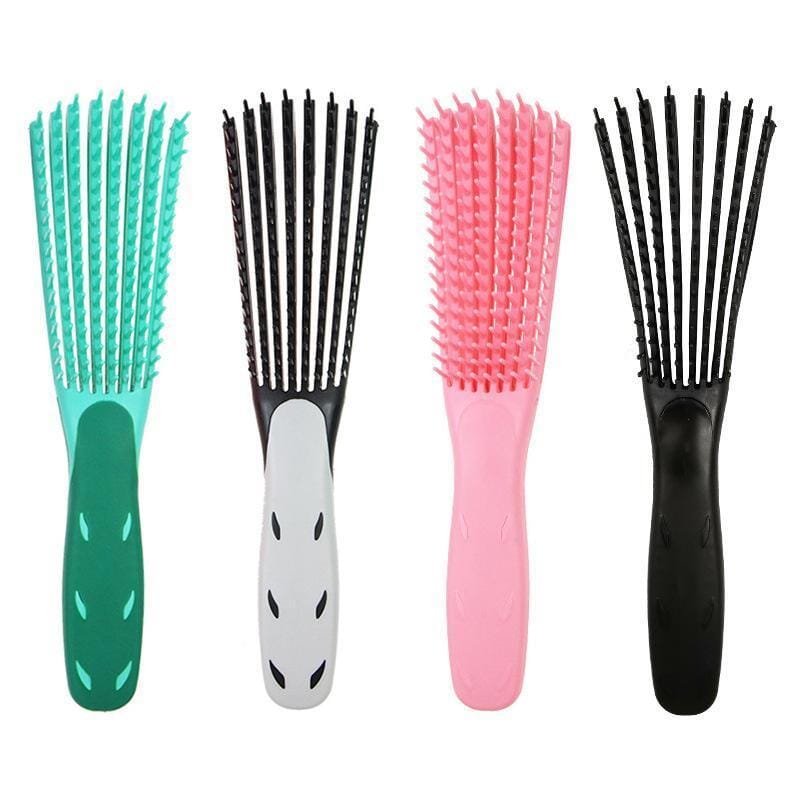 Hair brush for straight and curly hair