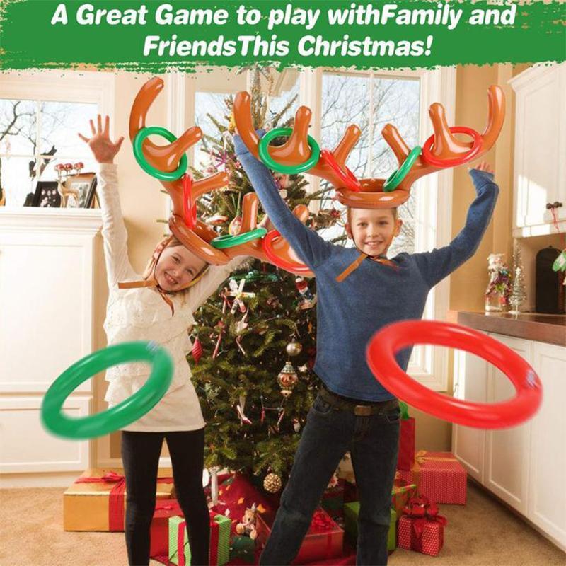 Christmas Reindeer Antler Ring Toss Game