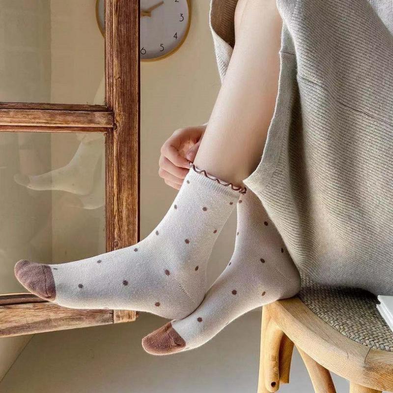 Lilyrhyme™ Ladies Polka Dot Retro Socks