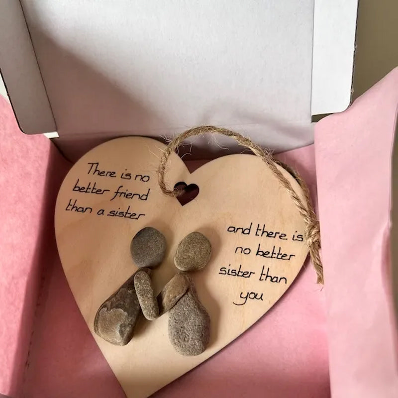 Wooden Heart Thank You Gift