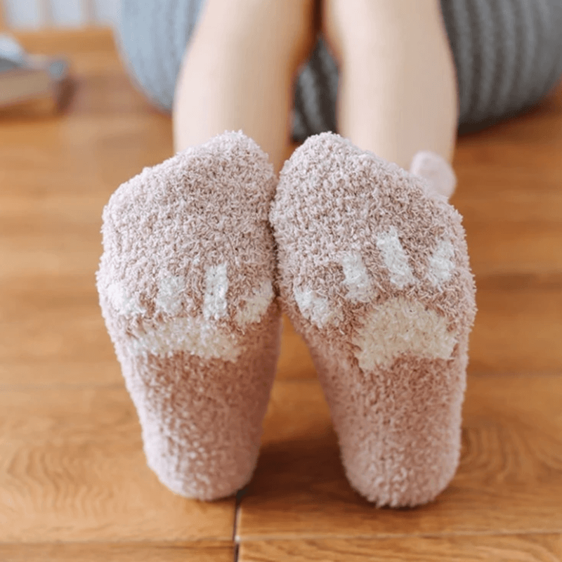 Winter Plush Thickening Floor Socks