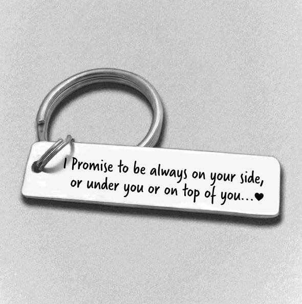 The Promise of Living Together Keychain