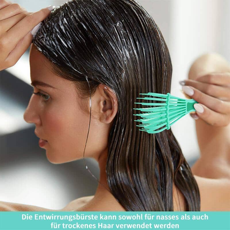 Hair brush for straight and curly hair