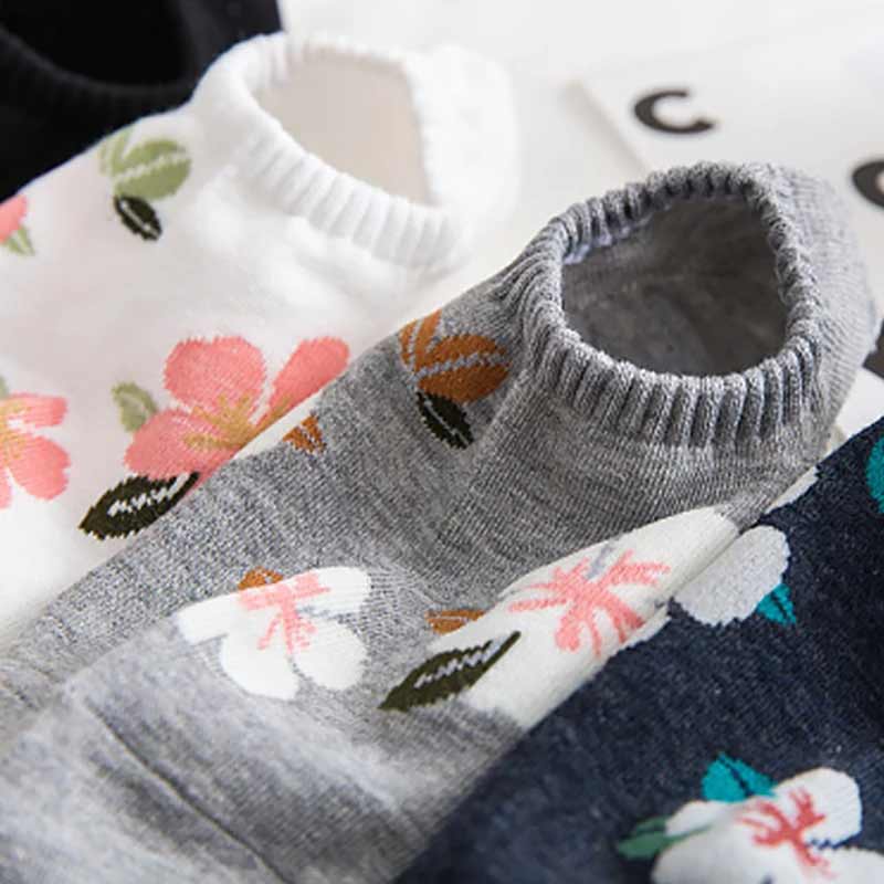 Lilyrhyme™ Shallow Mouth Breathable Ladies Socks