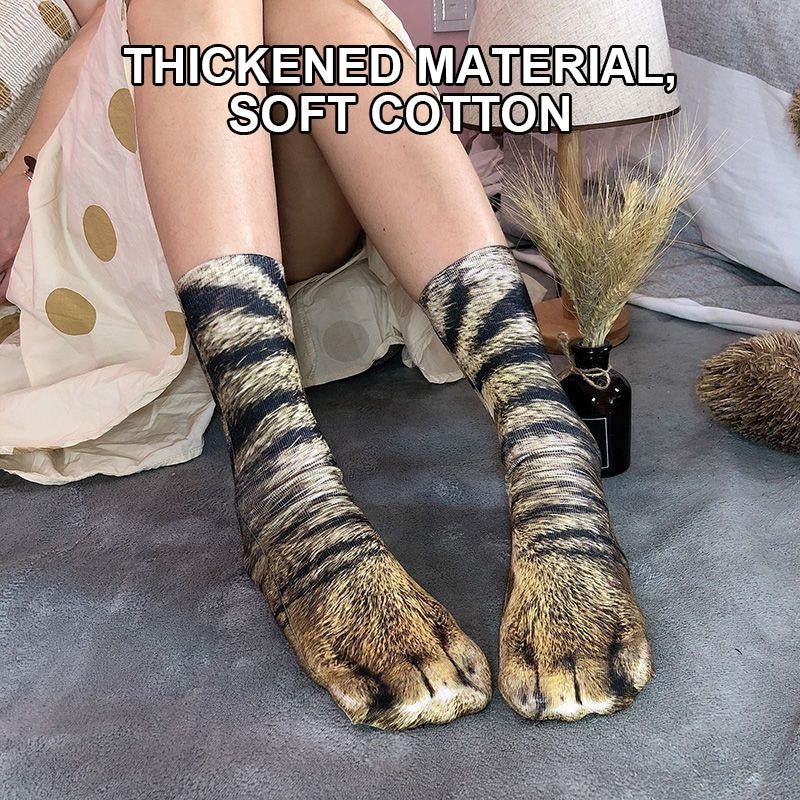 3D Print Novelty Animal Paw Socks