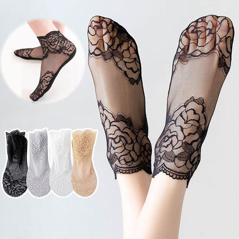 Ladies Fashion Lace Socks